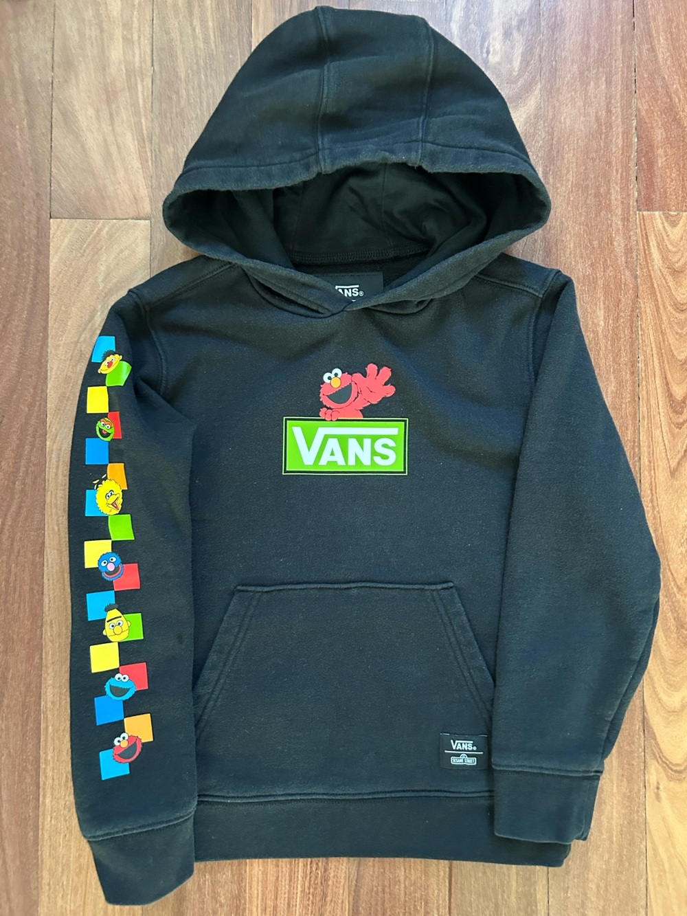 Vans collab Hoodie with Sesame Street Characters black size 5T